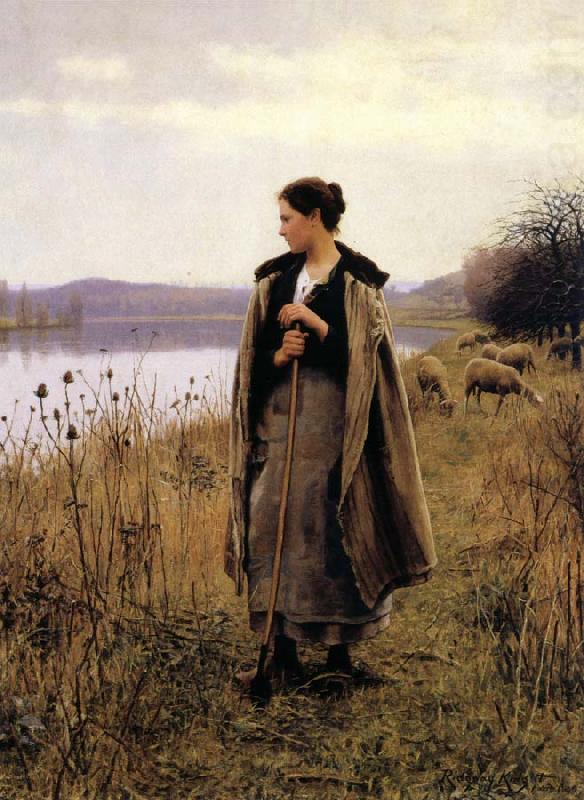 The Shepherdess of Rolleboise, Daniel Ridgeway Knight